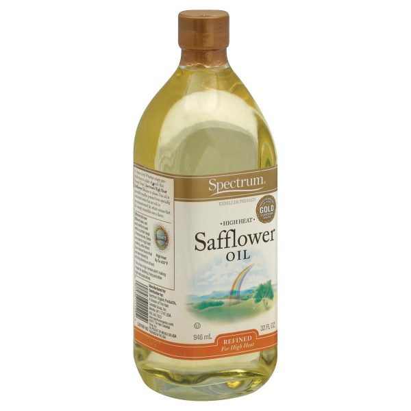 Spectrum Naturals High Heat Refined Safflower Oil - Case Of 12 - 32 Fl Oz. Sale