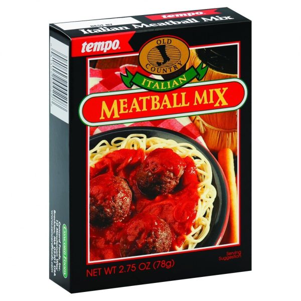 Tempo Old Country Meatball Mix - Italian - 2.75 Oz - Case Of 12 Fashion