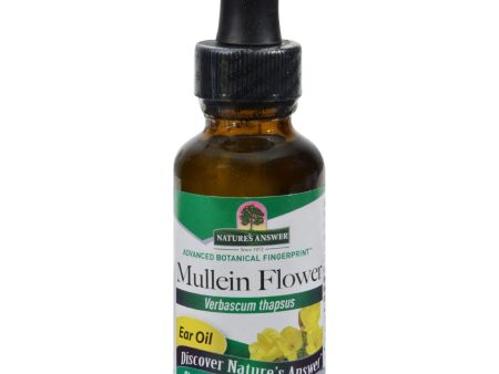 Nature s Answer Mullein Flower Alcohol Free - 1 Fl Oz Online Sale