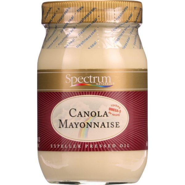 Spectrum Naturals Mayonnaise - Canola - 16 Oz - Case Of 12 For Sale