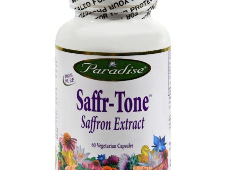 Paradise Herbs Saffr-tone Saffron Extract - 60 Vegetarian Capsules Hot on Sale