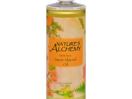 Nature s Alchemy 100% Pure Sweet Almond Oil - 16 Fl Oz Hot on Sale