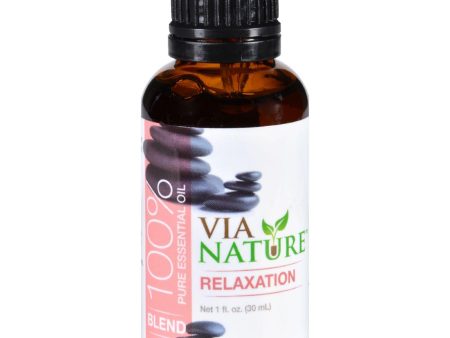 Via Nature Essential Oil Blend - Relaxation - 1 Fl Oz For Discount