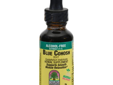 Nature s Answer Blue Cohosh Root Alcohol Free - 1 Fl Oz Supply