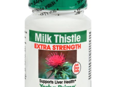 Yerba Prima Milk Thistle Extra Strength - 50 Capsules Fashion