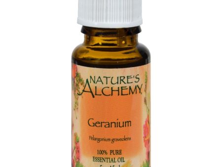 Nature s Alchemy 100% Pure Essential Oil Geranium - 0.5 Fl Oz Sale