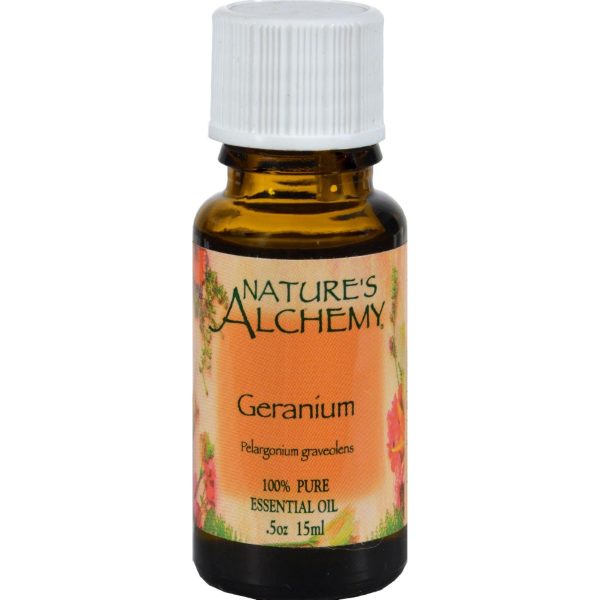 Nature s Alchemy 100% Pure Essential Oil Geranium - 0.5 Fl Oz Sale