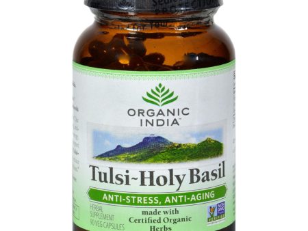 Organic India Tulsi Holy Basil - 90 Vegetarian Capsules Sale