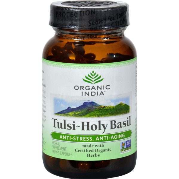 Organic India Tulsi Holy Basil - 90 Vegetarian Capsules Sale