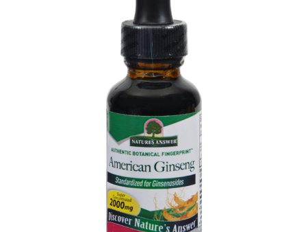 Nature s Answer American Ginseng Root - 1 Fl Oz Hot on Sale