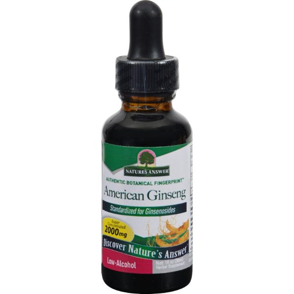 Nature s Answer American Ginseng Root - 1 Fl Oz Hot on Sale