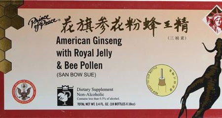 Prince Of Peace American Ginseng Extract - Ryl Jlly B Plln - 10 Cc - 10 Ct Hot on Sale