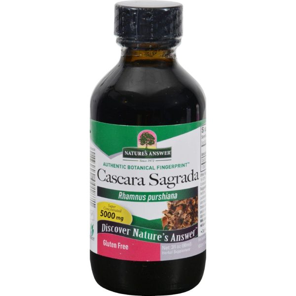 Nature s Answer Cascara Sagrada Bark - 3 Fl Oz Sale