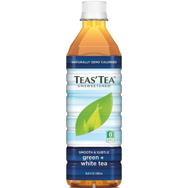 Teas  Tea Unsweetened Green White Tea - Case Of 12 - 16.9 Oz on Sale