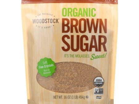 Woodstock Sugar - Organic - Brown - 16 Oz - Case Of 12 Fashion