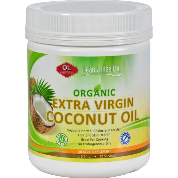 Olympian Labs Coconut Oil - Virgin - Refined - 10 Oz Supply