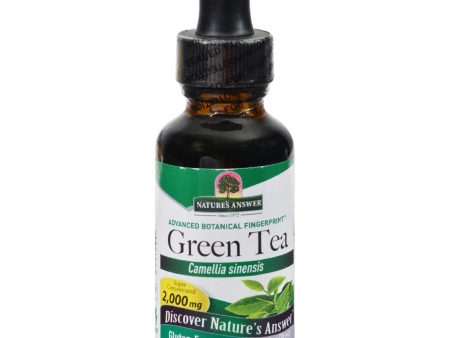 Nature s Answer Green Tea Alcohol Free - 1 Fl Oz Supply