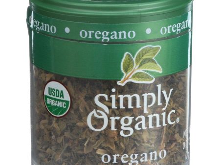 Simply Organic Oregano Leaf - Organic - Cut And Sifted - Fancy Grade - .07 Oz - Case Of 6 For Sale