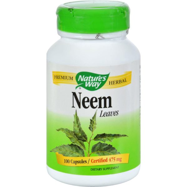 Nature s Way Neem - 475 Mg - 100 Capsules For Discount