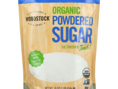 Woodstock Sugar - Organic - Powdered - 16 Oz - Case Of 12 Fashion