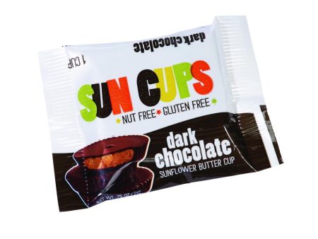 Suncup Sunflower Butter Cups - Dark Chocolate - .75 Oz - Case Of 24 For Cheap