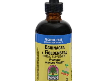 Nature s Answer Echinacea And Goldenseal - 4 Fl Oz Online Hot Sale