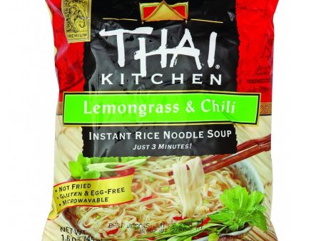 Thai Kitchen Instant Rice Noodle Soup - Lemongrass And Chili - Medium - 1.6 Oz - Case Of 6 Online