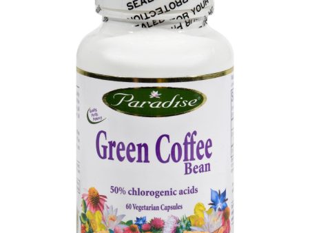 Paradise Herbs Green Coffee Bean - 60 Vegetarian Capsules Hot on Sale