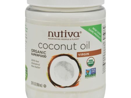 Nutiva Virgin Coconut Oil Organic - 29 Oz - Case Of 6 Cheap