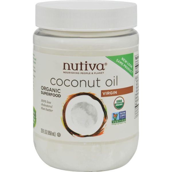 Nutiva Virgin Coconut Oil Organic - 29 Oz - Case Of 6 Cheap