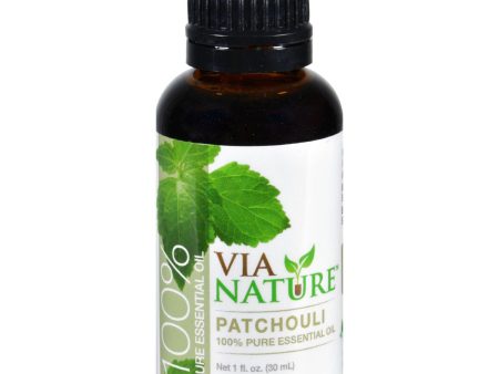 Via Nature Essential Oil - 100 Percent Pure - Patchouli - 1 Fl Oz Online Hot Sale