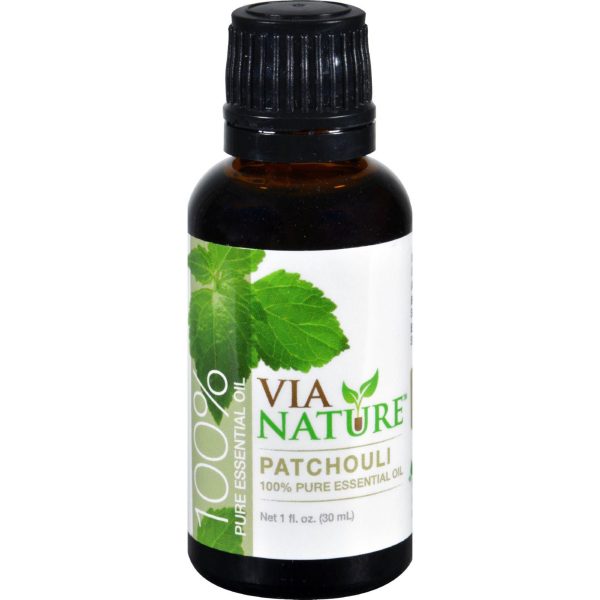 Via Nature Essential Oil - 100 Percent Pure - Patchouli - 1 Fl Oz Online Hot Sale