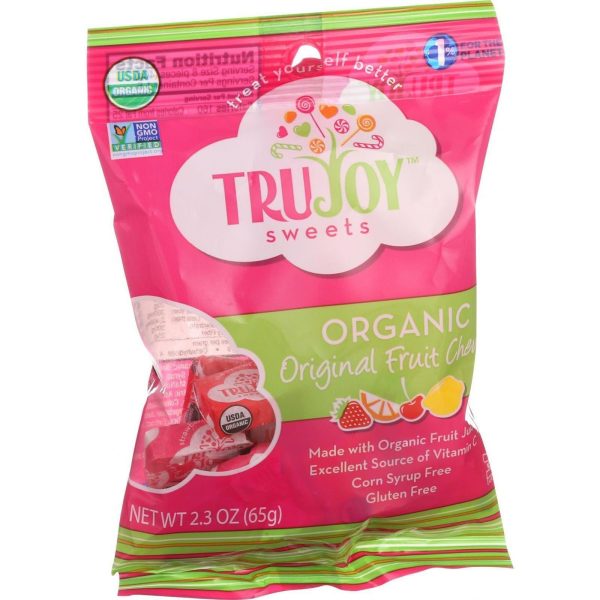 Trujoy Sweets Organic Fruit Chews - 2.3 Oz - Case Of 12 Online