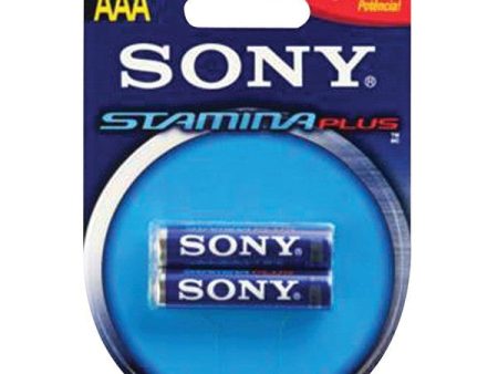 SONY S-AM4B2A STAMINA(R) PLUS Alkaline Batteries (AAA; 2 pk) Online now