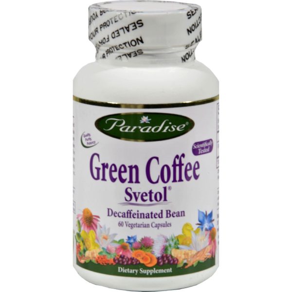 Paradise Herbs Green Coffee Svetol - 60 Vcaps Cheap