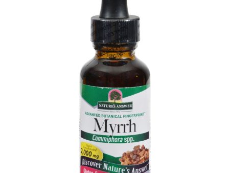 Nature s Answer Myrrh Oleo-gum-resin - 1 Fl Oz Online now