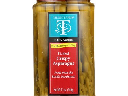 Tillen Farms Asparagus - Pickled - Crispy - 12 Oz - Case Of 6 Supply