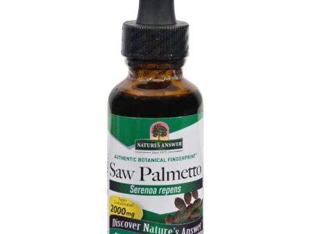 Nature s Answer Saw Palmetto Berry Alcohol Free - 1 Fl Oz For Cheap