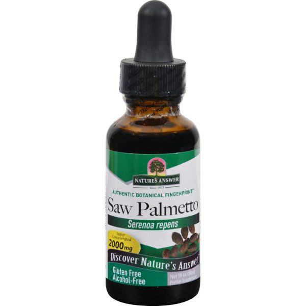 Nature s Answer Saw Palmetto Berry Alcohol Free - 1 Fl Oz For Cheap