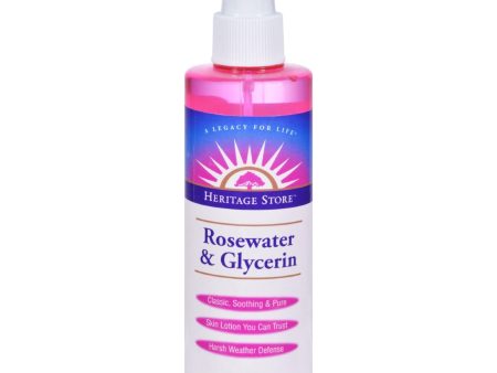 Heritage Products Rosewater And Glycerin - 8 Fl Oz Cheap