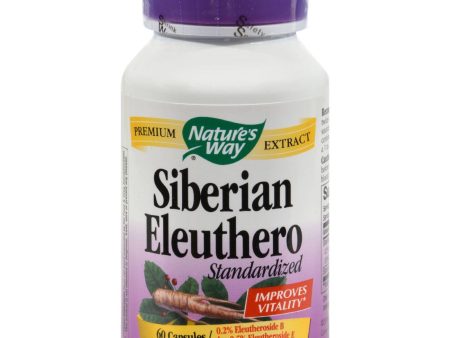 Nature s Way Siberian Eleuthero Standardized - 60 Capsules Supply