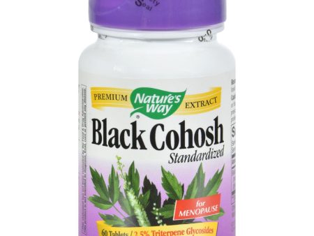 Nature s Way Black Cohosh Standardized - 60 Tablets Cheap