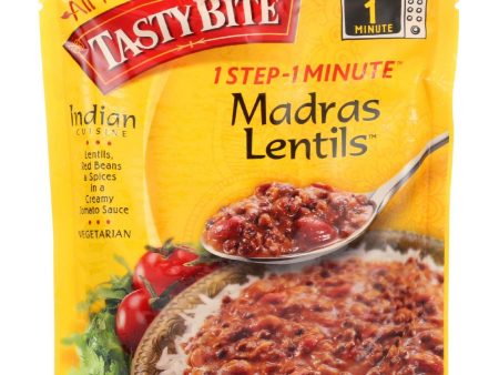 Tasty Bite Entree - Indian Cuisine - Madras Lentils - 10 Oz - Case Of 6 Online now