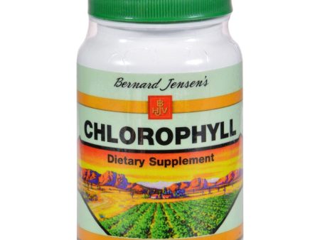 Bernard Jensen Chlorophyll - 100 Tablets Online now