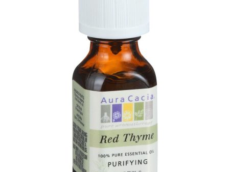 Aura Cacia Essential Oil - Red Thyme - .5 Oz Online Hot Sale