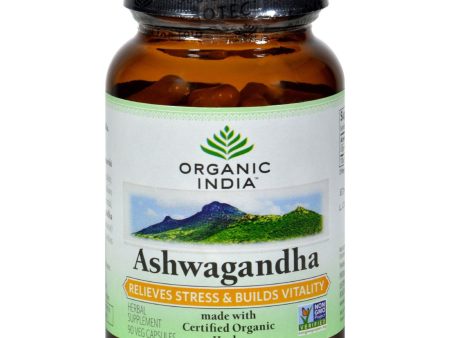 Organic India Ashwagandha - 90 Vegetarian Capsules Cheap