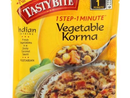 Tasty Bite Entree - Indian Cuisine - Vegetable Korma - 10 Oz - Case Of 6 on Sale