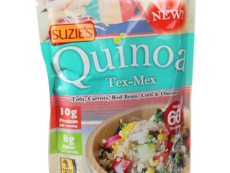 Suzie s Quinoa - Ready To Eat - Tex Mex - 8 Oz - Case Of 6 For Sale