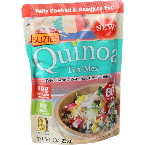 Suzie s Quinoa - Ready To Eat - Tex Mex - 8 Oz - Case Of 6 For Sale