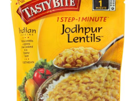 Tasty Bite Entree - Indian Cuisine - Jodhpur Lentils - 10 Oz - Case Of 6 Online now